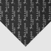 Aangepast Logo-merk Business Packaging Black Tissuepapier (Detail)