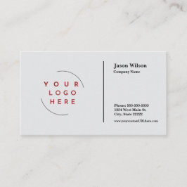 Aangepast Logo minimalistisch visitekaartje