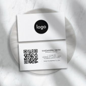 Aangepast Logo Modern Minimalistisch Visitekaartje