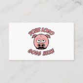 Aangepast Logo modern wit Visitekaartje (Achterkant)