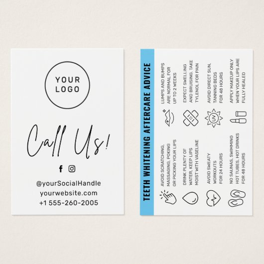 Aangepast Logo om het even welke Kaart van de het (Voorkant /achterkant)