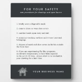 Aangepast Logo onroerend goed Open House die veili Fotoplaat (Voorkant)