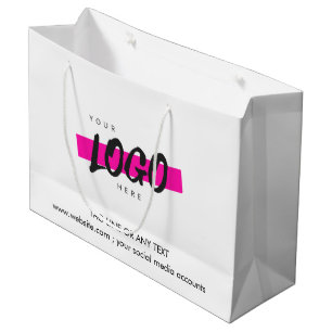 Aangepast Logo Patroontekst promotiegit Groot Cadeauzakje