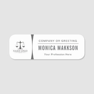 Aangepast logo personeel magnetisch naamplaatje