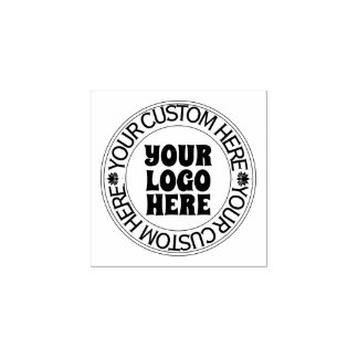 Aangepast logo Persoonlijke zakelijke Elegante Tre Rubberstempel