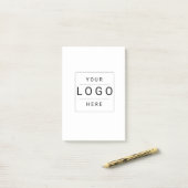 Aangepast logo post-it® notes (Op bureau)