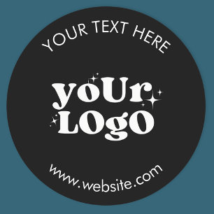 Aangepast logo ronde sticker