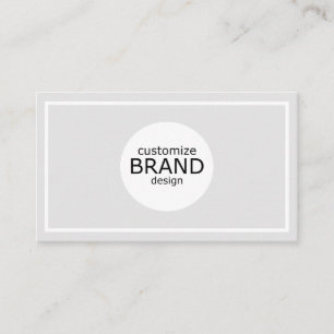 Aangepast Logo Simple Grey Professional-Visitekaar Visitekaartje
