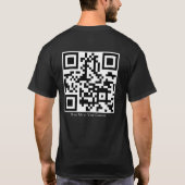 Aangepast Logo T-shirt met Back QR (Achterkant)
