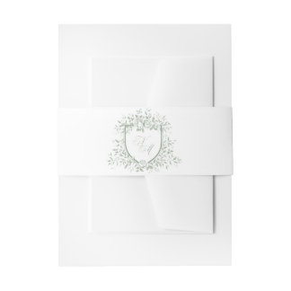 Aangepast logo tailleband uitnodigingen wikkel