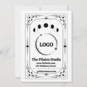 Aangepast Logo Tarot Pilates Yoga Spa Zakelijke Tr Kaart