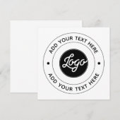 📝 Aangepast logo & tekst Persoonlijke zakelijke e (Voorkant / Achterkant)