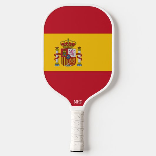 Aangepast logo van de vlag pickleball paddle (Achterkant)