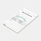 Aangepast Logo Watermerk Telefoon Bericht Post Post-it® Notes (Schuin)