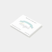 Aangepast Logo-watermerk W/contactgegevens Post-it® Notes (Schuin)