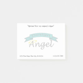 Aangepast Logo-watermerk W/contactgegevens Post-it® Notes