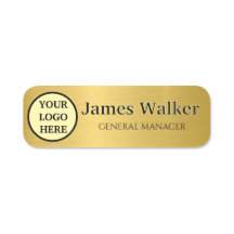Aangepast logo Werknemer Goud en zwart 2026 Trends