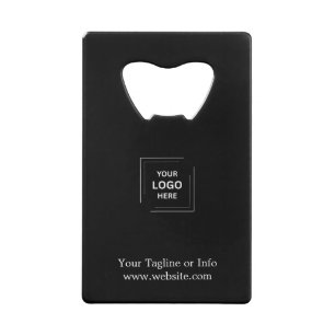 Aangepast logo Zakelijke branding Bar Accessoire Kredietkaart Flessenopener