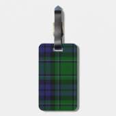 Aangepast MacCallum Tartan Pset Bagagelabel (Achterkant verticaal)
