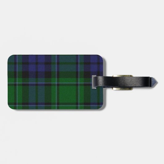Aangepast MacCallum Tartan Pset Bagagelabel (Achterkant horizontaal)