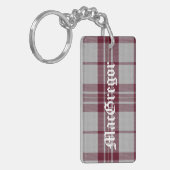 Aangepast MacGregor Tartan Sleutelhanger (Voorkant Links)