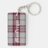 Aangepast MacGregor Tartan Sleutelhanger (achterkant)