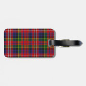 Aangepast MacPherson Tartan Bagagelabel (Achterkant horizontaal)