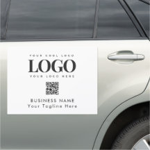 Aangepast magnetisch bord bedrijfslogo & QR-code