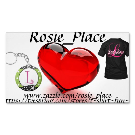 Aangepast magnetisch, zakelijk magnetisch visitekaartje (Voorkant)