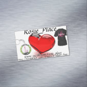 Aangepast magnetisch, zakelijk magnetisch visitekaartje (Voorbeeld)