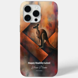 Aangepast: Majestic Kangaroo iPhone 15 Promax Hoes