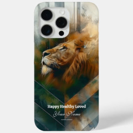 Aangepast: Majestic Lion iPhone 15 Promax Hoesje