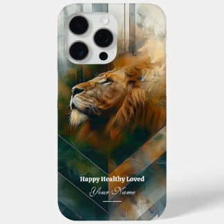 Aangepast: Majestic Lion iPhone 15 Promax Hoesje