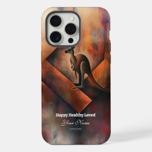 Aangepast: Majestueuze Kangoeroe iPhone 15 Promax Pro Max Hoesje