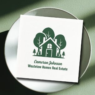 Aangepast makelaarskantoor Forest Open Huis Servet