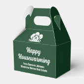 Aangepast makelaarskantoor Green Forest House Bedankdoosjes (Voorkant Zijde)