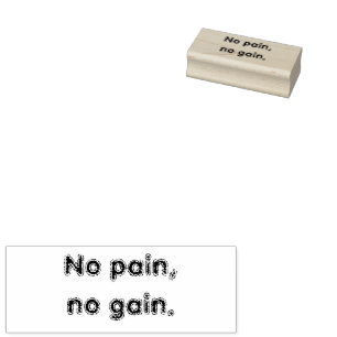 Aangepast maken van je eigen tekst GYM-motivatie Rubberstempel