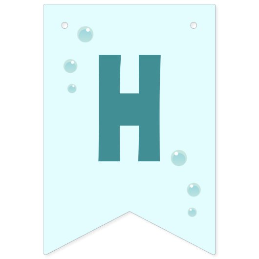 Aangepast mammair Papa's Papa's Shark Birthday Gif Vlaggetjes (Tweede vlag)