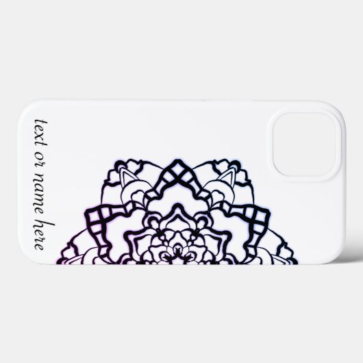 Aangepast Mandala Case-Mate iPhone Case (Achterkant (horizontaal))