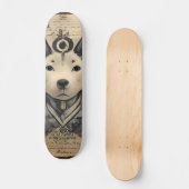 Aangepast Manga Style Dog Skateboard (Voorkant)