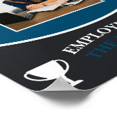 Aangepast marineblauw werknemer van het Afbeelding Poster (Hoek)