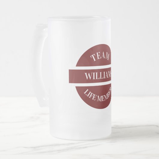 Aangepast Matglas Bierpul (Voorkant links)