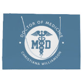 Aangepast MD Doctor in de Afstuderen van de Medici Groot Cadeauzakje (Achterkant)