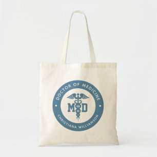 Aangepast MD Doctor in de Afstuderen van de Medici Tote Bag