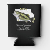 Aangepast meer/Datum Iowa Bass Open Dark Koelbox Blikjeskoeler (Voorkant)