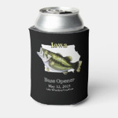 Aangepast meer/Datum Iowa Bass Open Dark Koelbox Blikjeskoeler (Blikje Achterkant)