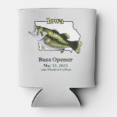 Aangepast meer/Datum Iowa Bass Open Light Blikjeskoeler (Voorkant)