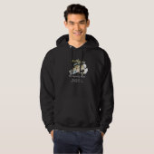 Aangepast meer/Datum Michigan Walleye Open Dark Hoodie (Voorkant volledig)