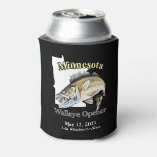 Aangepast meer/Datum Minnesota Walleye Open Dark Blikjeskoeler