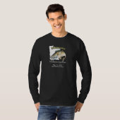 Aangepast meer/Datum Minnesota Walleye Open T-Shir T-shirt (Voorkant volledig)